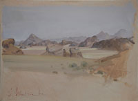 12 Wadi Rum Oil on board 9x12 inches